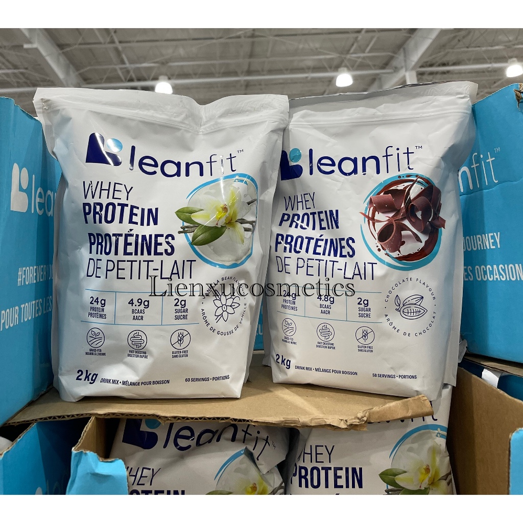 Whey protein leanfit, túi 2kg, hsd 2027- made in Canada | Shopee Việt Nam