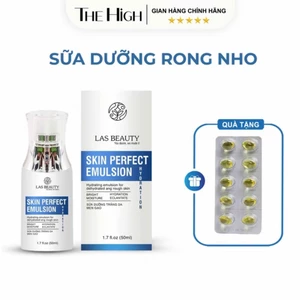 Sữa dưỡng Rong Nho Nhật Bản Las Beauty dưỡng da căng bóng Skin Perfect Emulsion 50ml