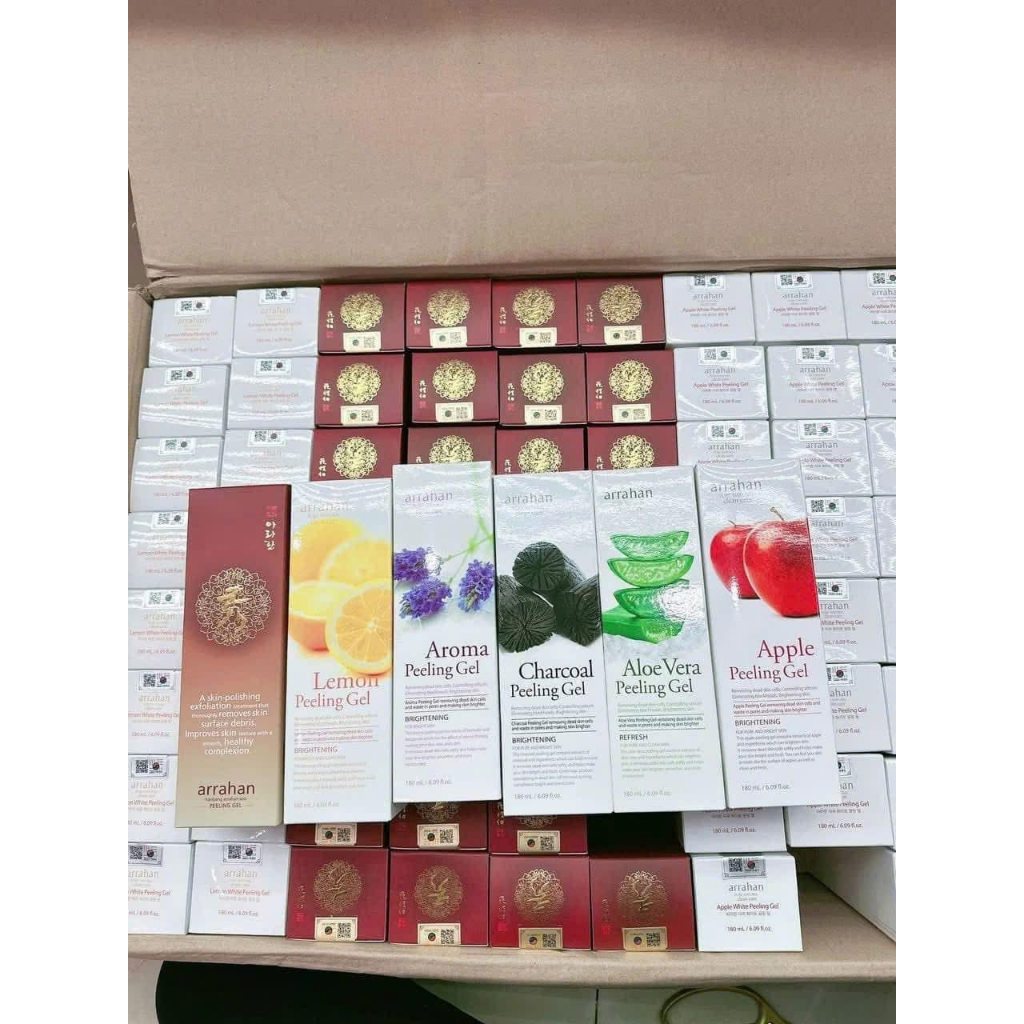 Tẩy Da Chết Làm Trắng Da Arrahan Đủ Vị Hoa Quả 180ML