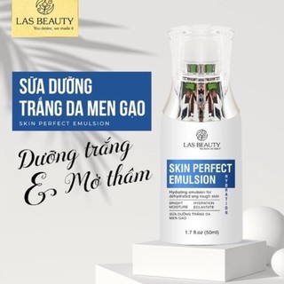 ( Tặng 2 mặt nạ ) Sữa dưỡng Rong Nho Nhật Bản Las Beauty truyềntrắngdưỡngdacăngbóng Skin Perfect Emulsion 50ml