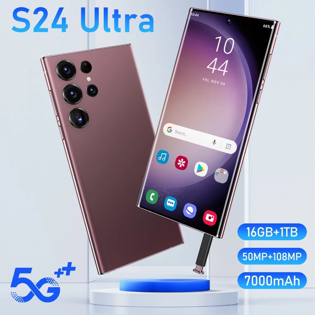 Galax S24 Ultra điện thoại chính hãng giá rẻ toàn màn hình Mạng 5G Bộ Lớn 8000mAh Camera HD 16GB RAM