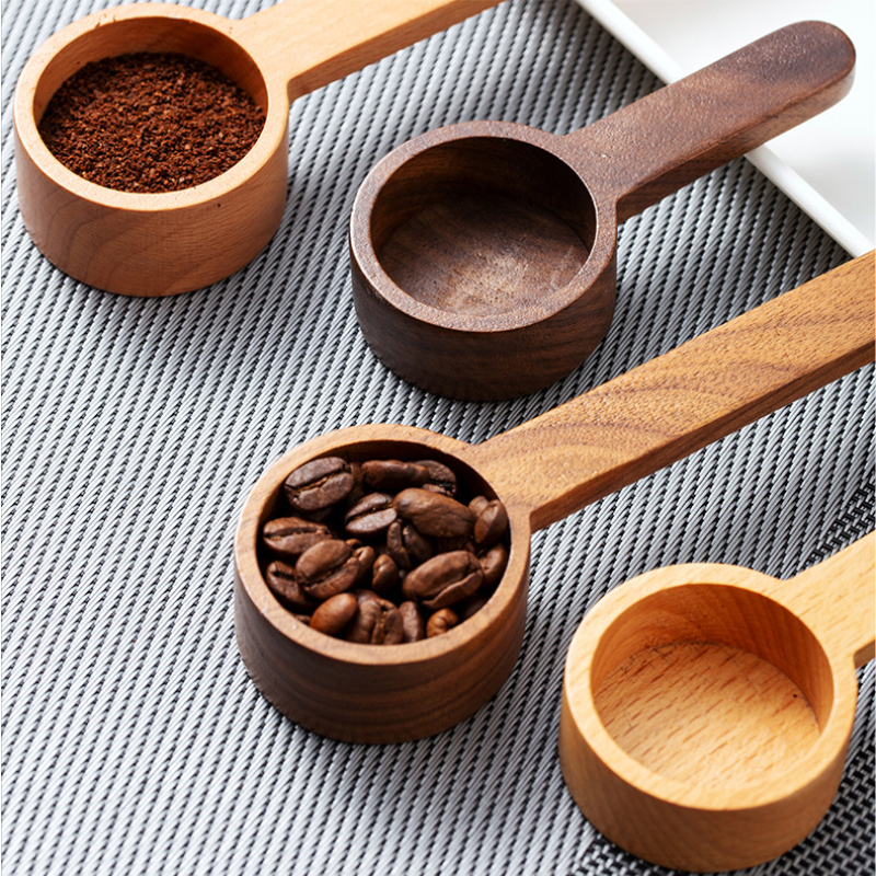 Muỗng Gỗ Cafe Dùng Để Đong Đo Tiểu Lượng Sang Trọng Tiện Lợi