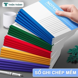 Sổ Tay Ghi Chép A5 10 Quyển Nhỏ Gọn - Vở Kẻ Ngang 100 Trang Mini Dễ Dàng Mang Đi Họp
