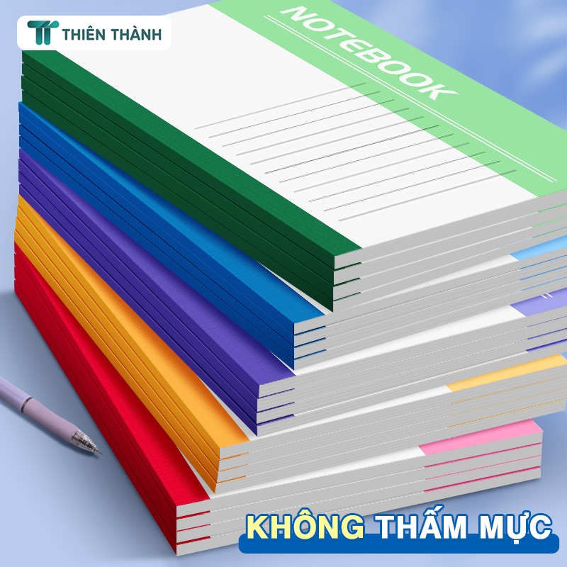 Vở Kẻ Ngang 60 Trang – Sổ Tay Ghi Chú A5 Nhỏ Gọn Chất Lượng, Giấy Mịn Dễ Viết