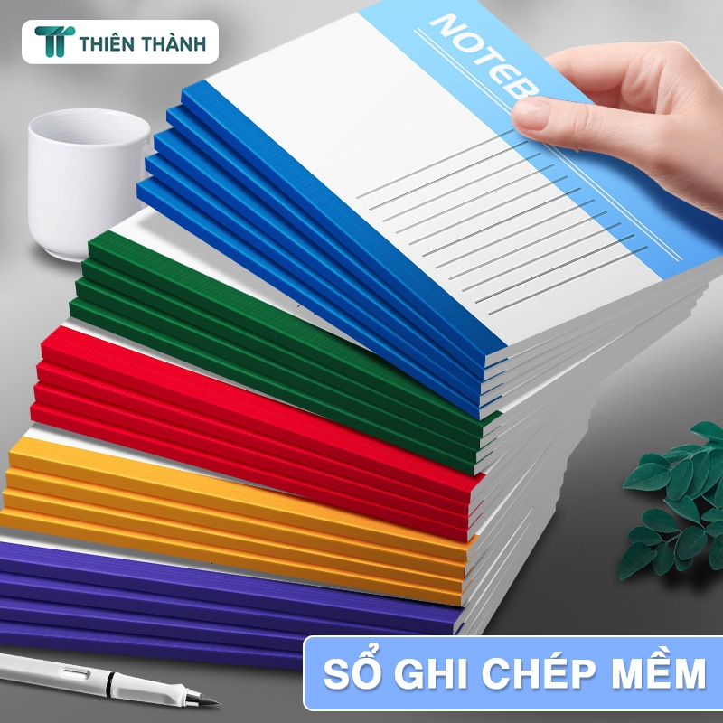 Vở Kẻ Ngang Notebook Khổ A5 – Sổ Tay Ghi Chép Giấy Trắng Mịn, Phù Hợp Ghi Chú Cá Nhân