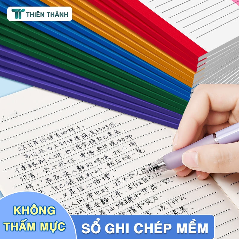 Vở Kẻ Ngang Notebook Khổ A5 – Sổ Tay Ghi Chép Giấy Trắng Mịn, Phù Hợp Ghi Chú Cá Nhân