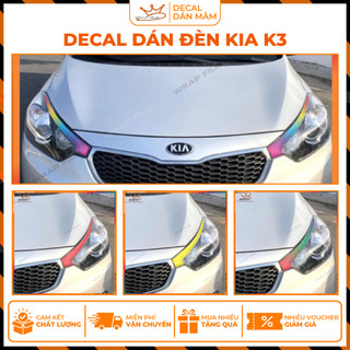Decal dán đèn Kia K3 2012-2016 Decal chất liệu cao cấp, không thấm nước, không phai màu, không để lại keo khi bóc