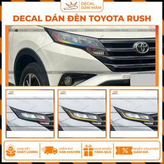 Decal dán đèn Toyota Rush ( Bộ 2 bên)– PVC cao cấp 3 lớp, công nghệ in hiện đại, bền đẹp, giúp trang trí xe nổi bật và p