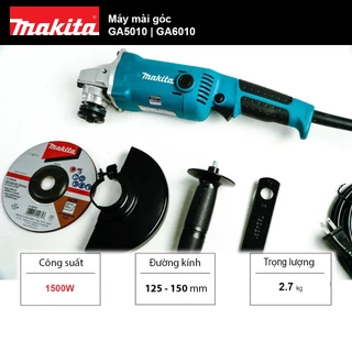Máy mài góc Makita GA5010 | GA6010 - Công suất 1500W