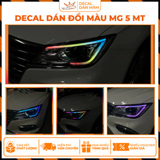 Decal dán đổi màu MG 5 MT ( 2 bên) -  Decal PVC cao cấp không thấm nước, không phai màu