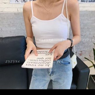 (Xả hàng)Áo Croptop hai dây xinh xắn, áo hai dây sợi bún LYLYNA A63