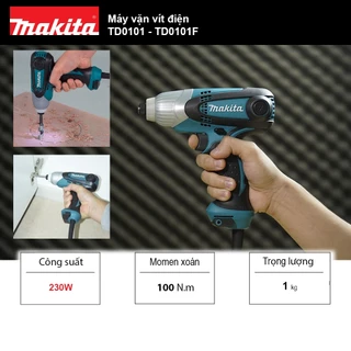 Máy vặn vít điện 230W Makita TD0101 & TD0101F