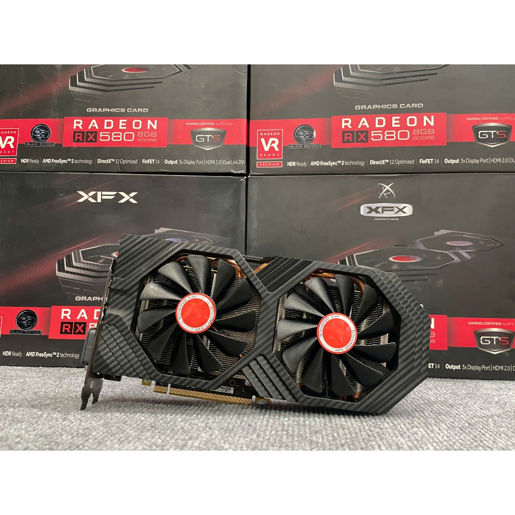 VGA RX 580 8GB XFX hàng đẹp như mới | Shopee Việt Nam