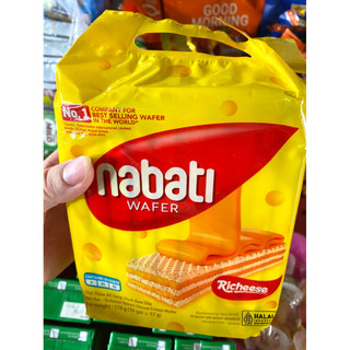 Combo 10 gói bánh Nabati vị phô mai, vị socola - ăn vặt xốp giòn - 10x17g
