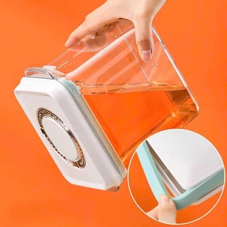 Hộp đựng hạt bột cà phê, sữa, thực phẩm khô, chống ẩm, bằng nhựa trong suốt, kèm thìa và thanh gạt