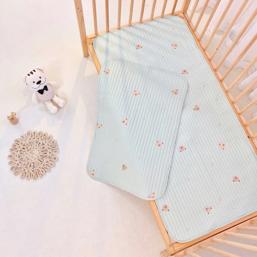 Thảm điều hoà chống thấm cao cấp hoạ tiết Monona Bahu_Baby