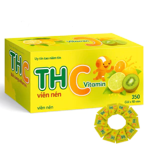 Viên ngậm Vitamin C TH C (Hộp 35 gói x 10 viên) – Bổ sung Vitamin C, giúp tăng cường sức đề kháng