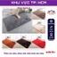 Thảm lau chân trải sàn hình bàn chân, chất liệu len mịn siêu thấm hút, đế cao su chống trơn trượt