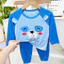 Đồ Bộ Dài Thun Lạnh từ 6 - 16kg, Vải Mềm Mát, Co Giãn, Họa Tiết Rõ Nét, Phù Hợp Trời Se Lạnh
