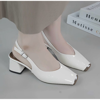 Giày Sandal gót vuông cao 5P và 7P chống trầy và chống xước cực bền Giày Bánh Bèo mã SandalRosiechongtray
