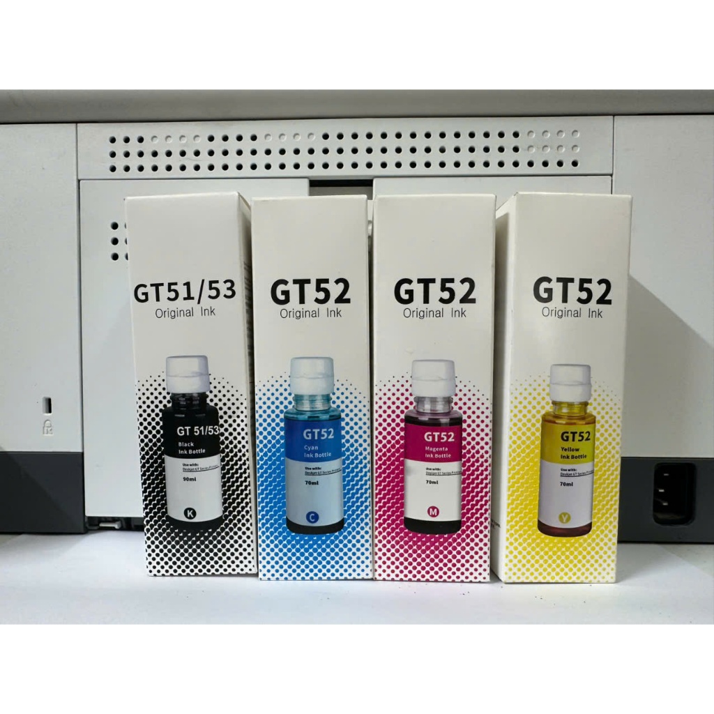 Mực in phun GT53, GT52 cho máy in HP tank 115, 315, 319, 400, 415, 510 Mực màu canon refill ink