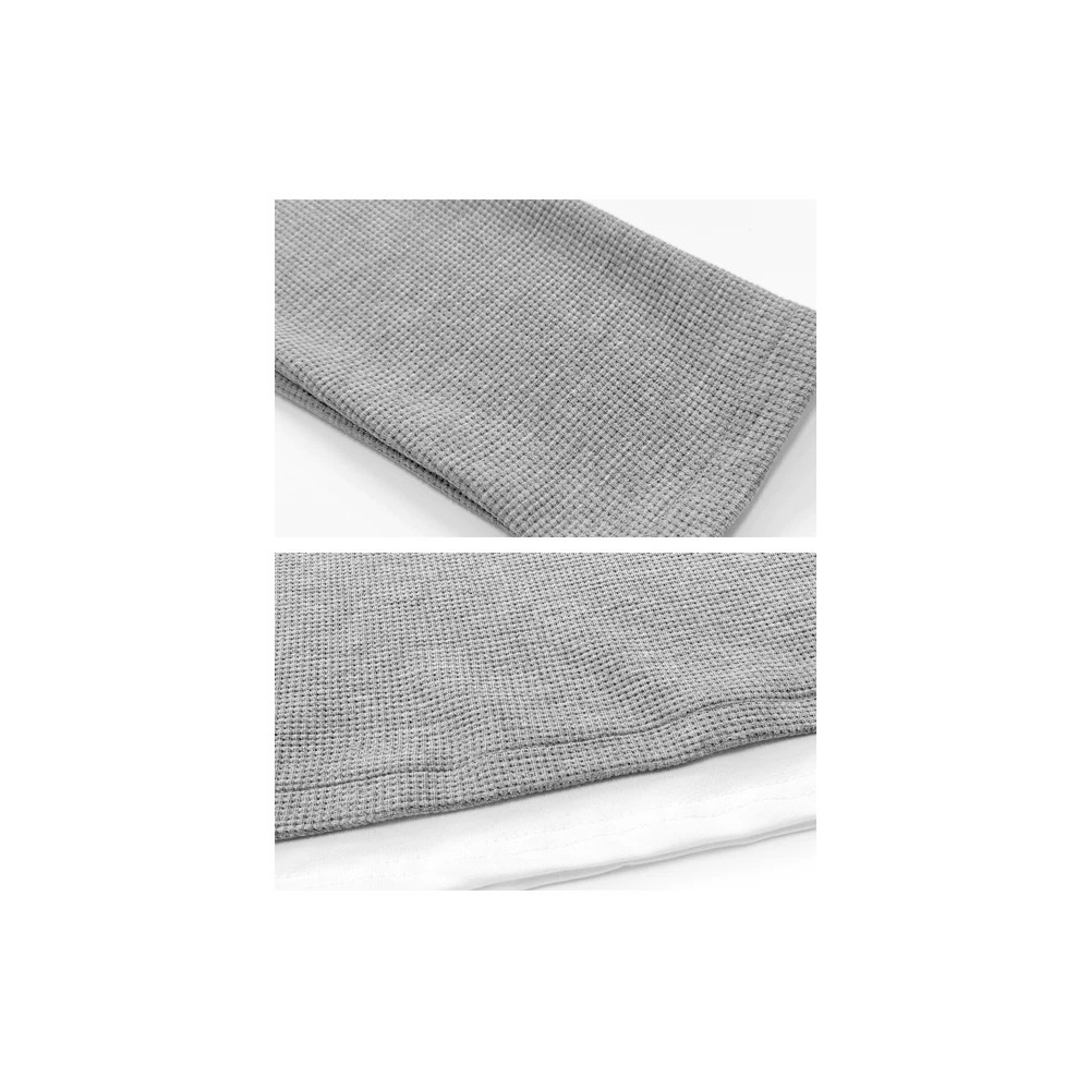 Áo thun Tay dài Cổ tròn mix Style KORIA ICVCVNI Unisex