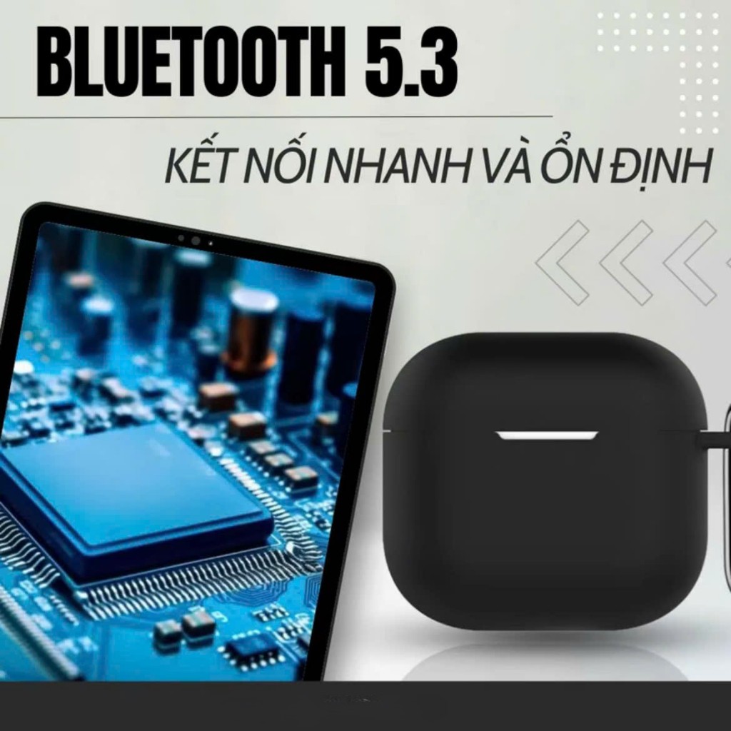 Tai Nghe Bluetooth AP4 Bản chống ồn chủ độngTrong Trẻo - Chất âm tuyệt vời - BH 1 Năm - Lỗi Đổi Mới