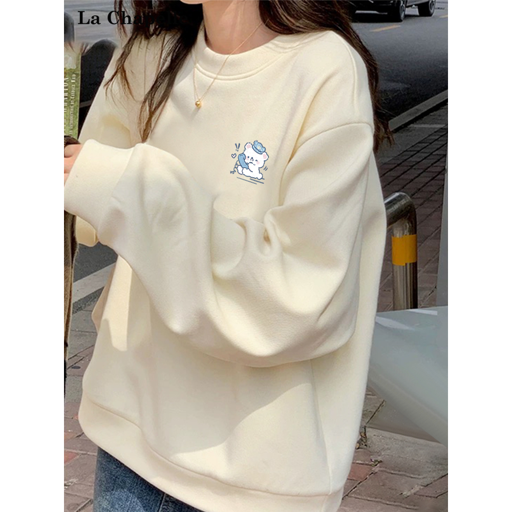 Áo Sweater Unisex HappyFamily Họa Tiết  Chú Chó Đáng Yêu Chất Cotton 100 Cao Cấp