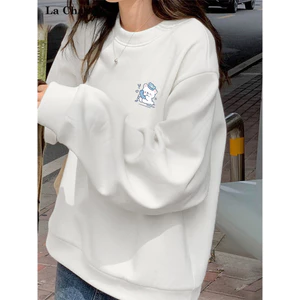 Áo Sweater Unisex HappyFamily Họa Tiết Chú Chó Đáng Yêu Chất Cotton 100 Cao Cấp