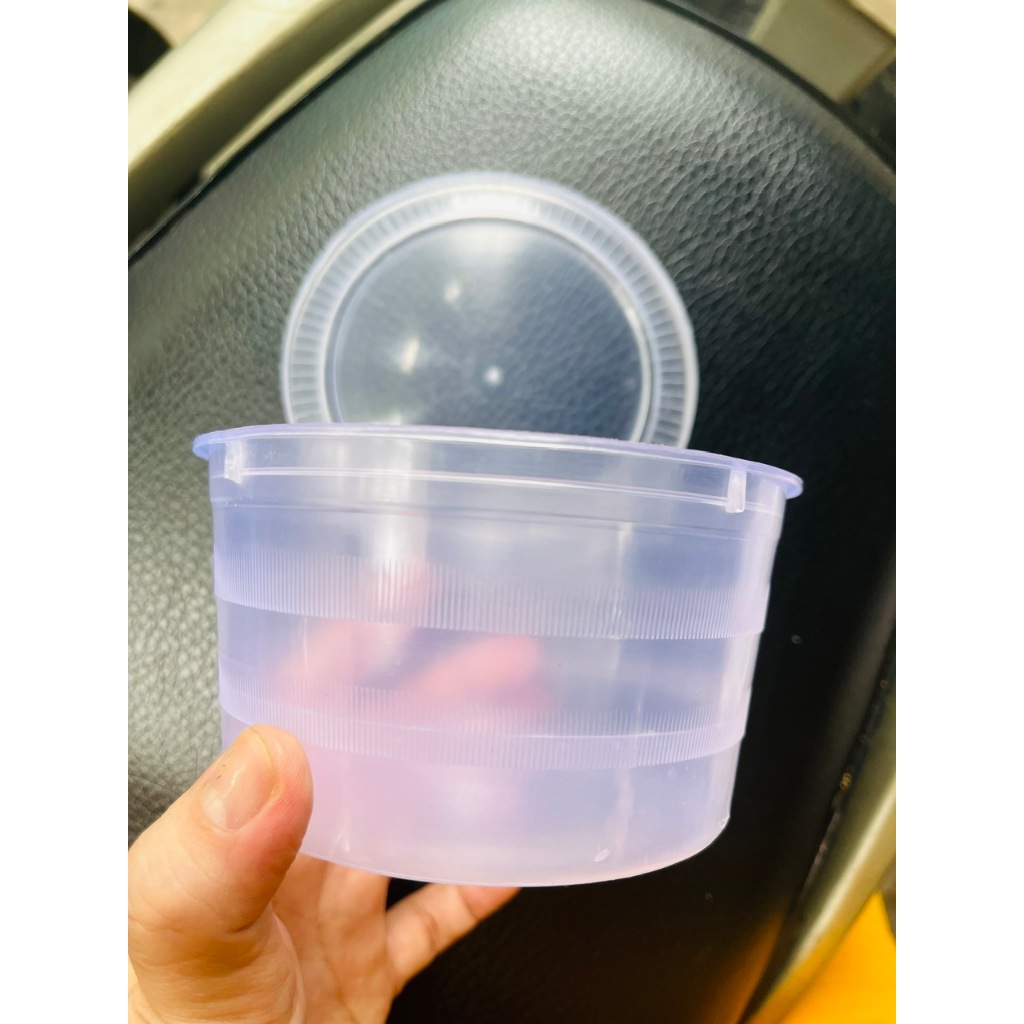 3 hộp nhựa, thố nhựa 500ml đựng cơm,cháo dinh dưỡng, hũ nhựa thố nhựa chịu nhiệt kèm nắp dùng 1 lần 500ml TT