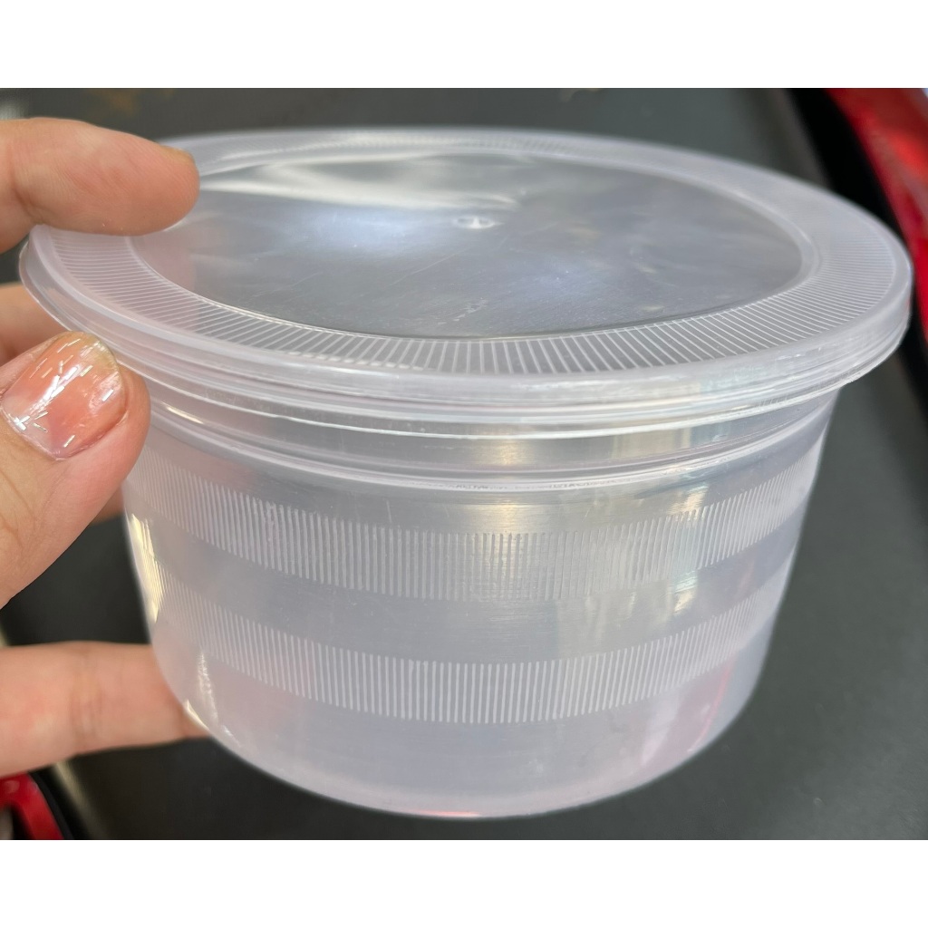 3 hộp nhựa, thố nhựa 500ml đựng cơm,cháo dinh dưỡng, hũ nhựa thố nhựa chịu nhiệt kèm nắp dùng 1 lần 500ml TT