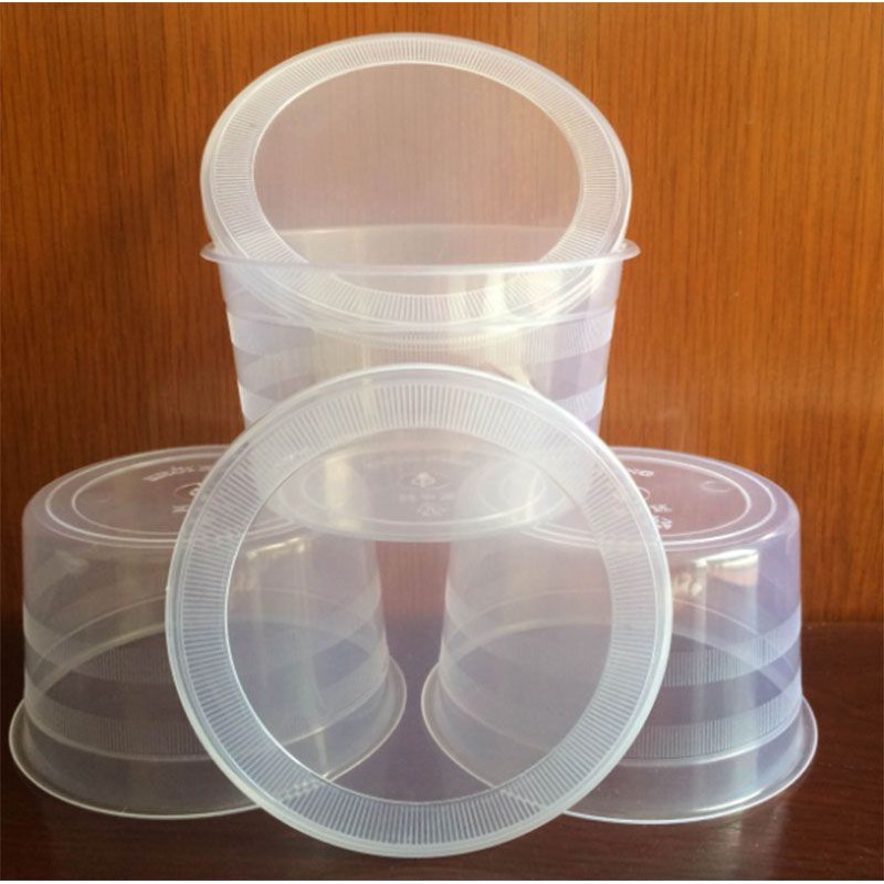 3 hộp nhựa, thố nhựa 500ml đựng cơm,cháo dinh dưỡng, hũ nhựa thố nhựa chịu nhiệt kèm nắp dùng 1 lần 500ml TT