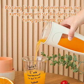 OOKAS Máy xay sinh tố di động 500ml, Có thể xay đá, 10 Lưỡi, Mạnh mẽ, Pin lớn sạc nhanh Type-C