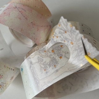 Washi tape nền hoa Flower Pattern Princess chiết 162cm