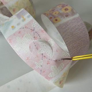 Washi tape nền hoa Flower Pattern Princess chiết 162cm