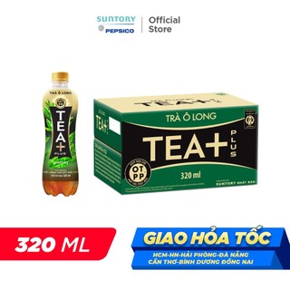 [SALE 15.7] Thùng 24 Chai Trà Ô long Tea+ (320 ml/chai)