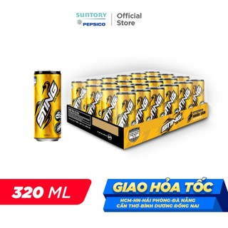 [SALE 15.7] Thùng 24 Lon Nước Tăng Lực Sting Vàng (320ml/lon)