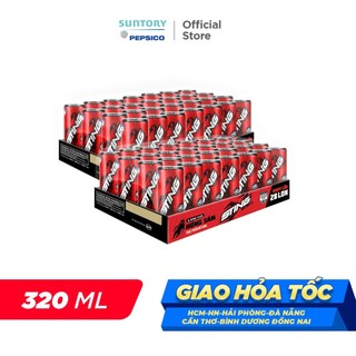 [SALE 15.7] Combo 2 Thùng 24 Lon Nước Tăng Lực Sting Dâu (320ml/lon)