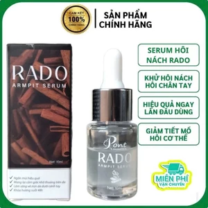 Serum Hôi Nách RADO 2 in 1 , Đánh bay mùi hôi nách, hôi chân, mùi cơ thể cho mọi lứa tuổi nam nữ