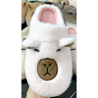 Dép Bông Hình Thú Đáng Yêu, Dép Lông Mùa Đông Ấm Áp, Chống Trượt, Unisex, 4 màu, Đủ size Dp56