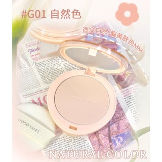 Phấn Phủ Nén GOGO TALES Quả Trứng Kiềm Dầu, Chống Nước Kèm Mút, Velvet Light Powder GT725