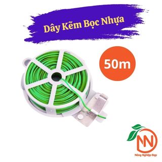 Dây Cột Lan Cuộn 50m - Dây kẽm Bọc Nhựa Tiện Ích - Buộc Lan Và Các Dụng Cụ Khác