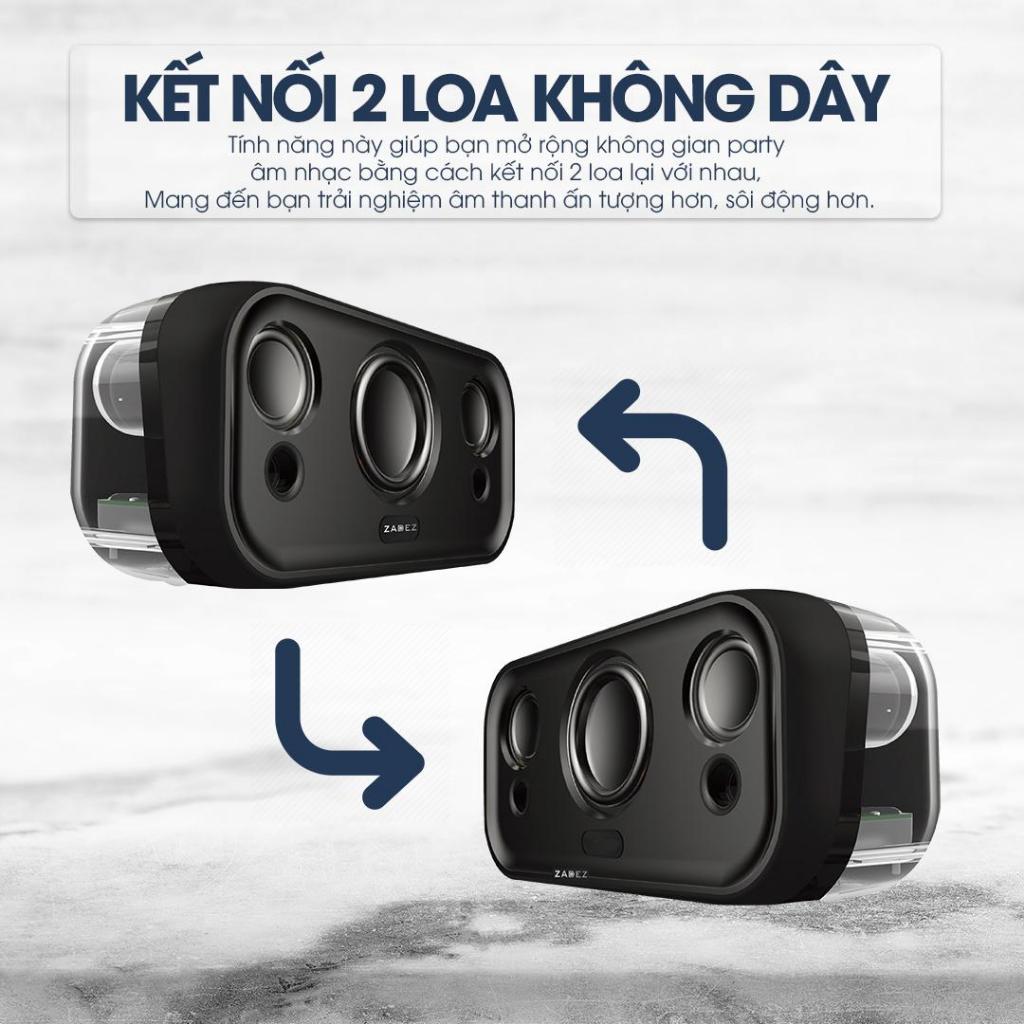 Loa Nghe Nhạc Bluetooth ZADEZ ZSP-805, Đa Dạng Cổng Kết Nối, Thời Gian Nghe Nhạc Liên Tục Đến 8 Giờ