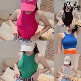 Áo ba lỗ sát nách basic mùa hè năng động, áo bà lỗ ngược -RUBY A63