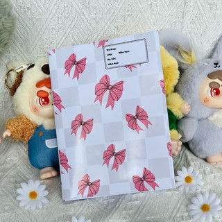 (COMBO 5 Tờ Giấy BÓNG in ảnh) Giấy bao tập, giấy bao vở, bao sách chủ đề Nơ cute | by Winwin