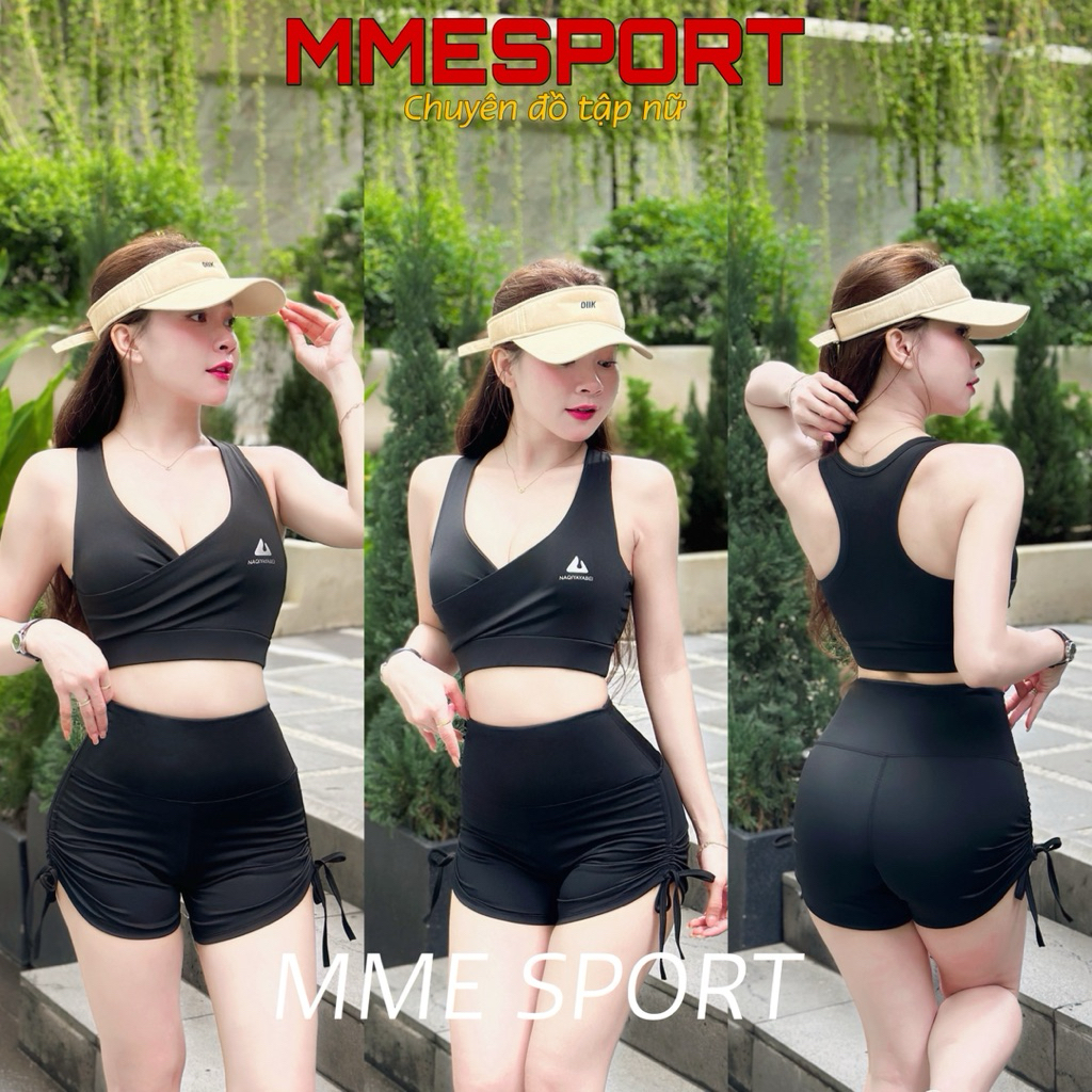 Bộ tập gym yoga aerobic nữ, tặng kèm mút ngực, chất vải co dãn 4 chiều, bộ tập thể thao nữ đi bơi I mmestore [TT-Tim]