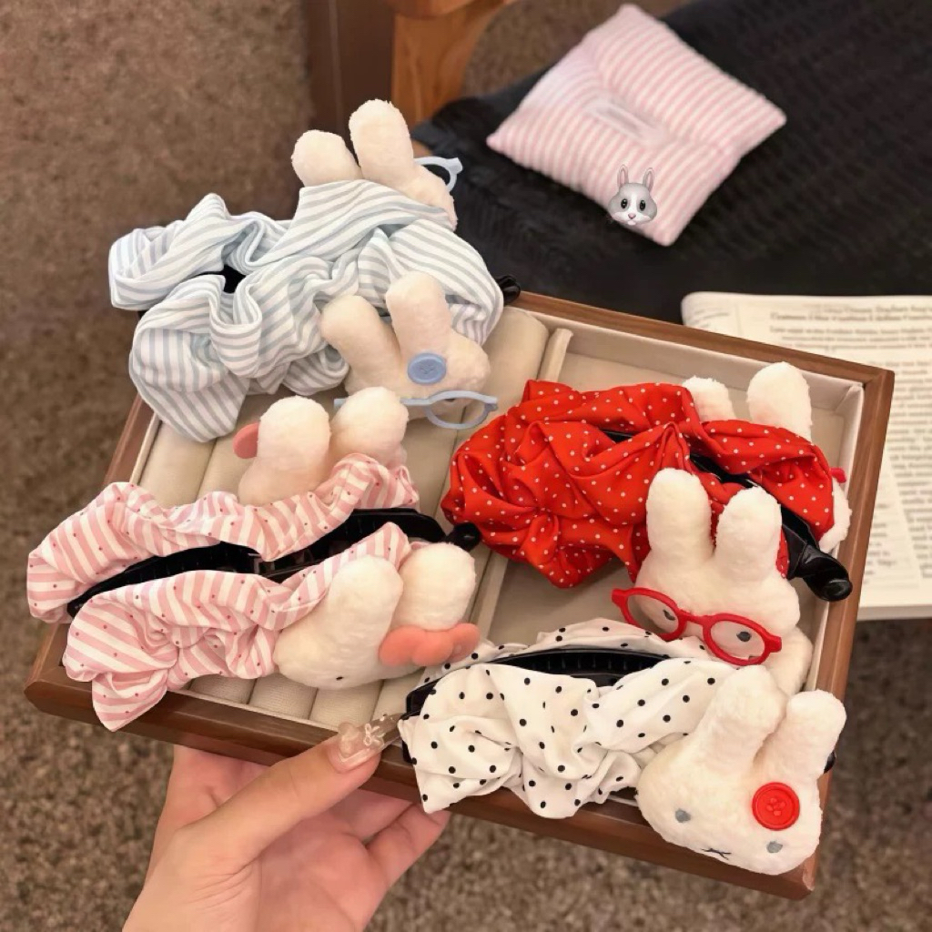 KẸP BUỘC TÓC MẪU MỚI NHẤT HÌNH HELLO KITTY/ THỎ DỄ THƯƠNG