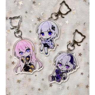 Vol.3 porte-clés Vocaloid chibby, Kafu, Vflower, Megurine Luka, Double face