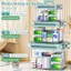 STON Hộp Đựng Thuốc Cỡ Lớn Nhiều Tầng Trong Suốt Hộp nhựa đựng đồ đa năng Cho Gia Đình Hộp lưu trữ