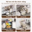 STON Xe đẩy Để Đồ Trong Suốt Có Bánh Xe Nhiều Tầng Kệ đựng đồ ăn Kệ đựng mỹ phẩm để đồ đa năng
